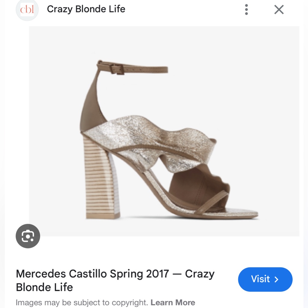 Sandals Mercedes Castillo Beige Strappy Sandals